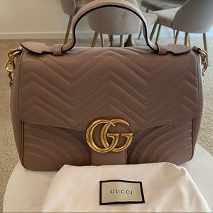 Gucci Marmot Top Handle Flap Bag!
